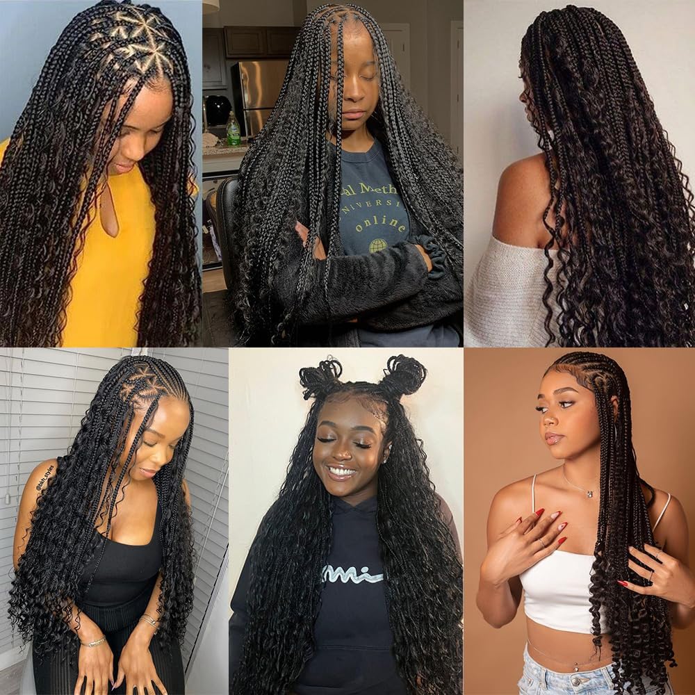 Boho Luxe Deep Wave Human Hair Braiding Bundle