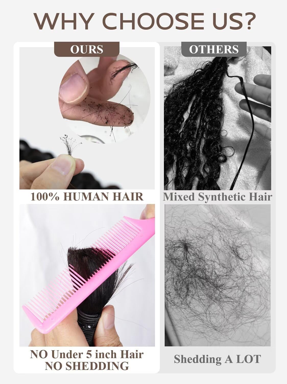 Boho Luxe Deep Wave Human Hair Braiding Bundle